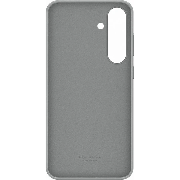 Samsung Kindsuit Case kryt z veganské kůže Galaxy S25 šedý - Pouzdra - Obrázek BGCC000J01