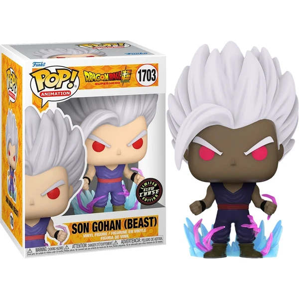 Funko POP! #1703 Animation: Dragon Ball Super: Super Hero Son Gohan (Šance na chase) (GITD) - Funko POP! - Obrázek BGMA000K01