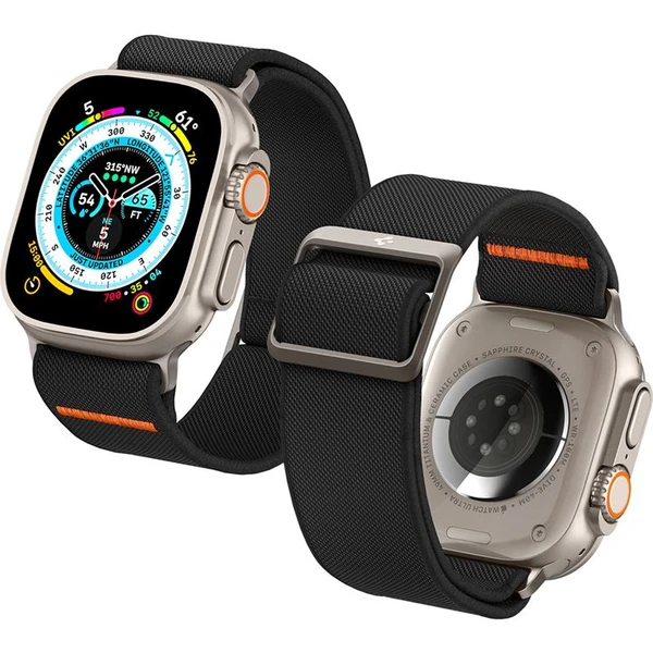 Spigen Lite Fit Ultra řemínek Apple Watch 49/46/45/44/42mm černý - Řemínky - Obrázek BGN2000P01