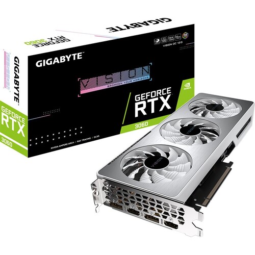 GIGABYTE NVIDIA GeForce RTX 3060 VISION OC 12G (rev. 2.0) 12GB LHR