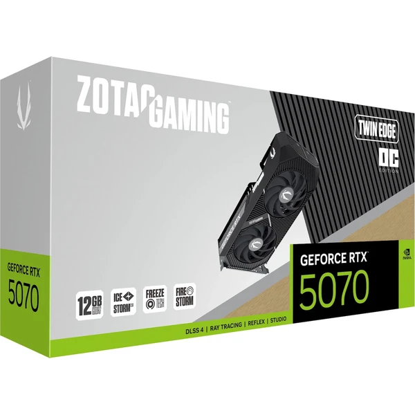 ZOTAC NVIDIA GeForce RTX 5070 Twin Edge OC - Grafické karty - Obrázek BHLI000K01