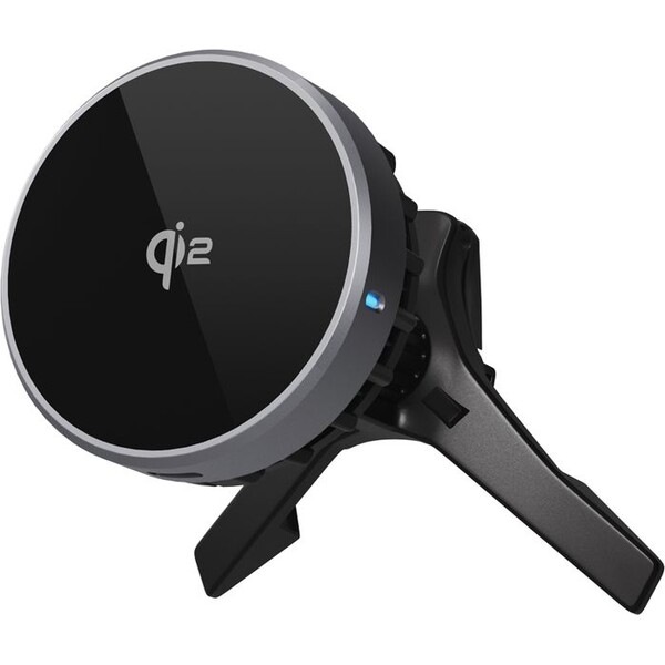Spello ForceDrive Qi2 Cooling magnetická bezdrátová nabíječka do auta černá