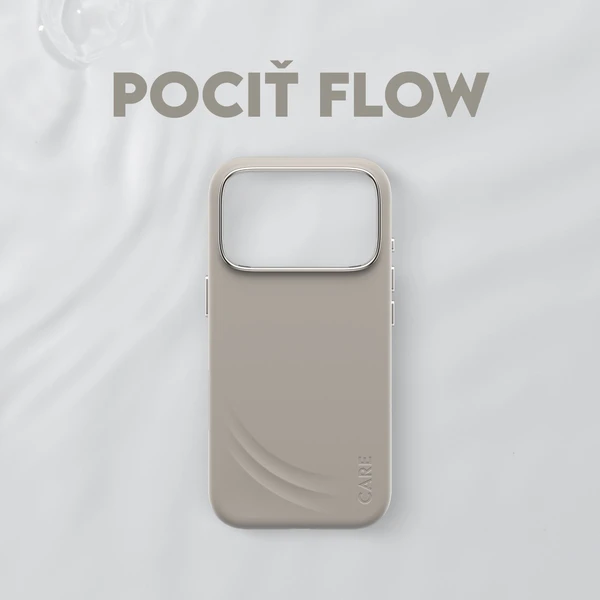 PanzerGlass® CARE Flow kryt s MagSafe Apple iPhone 17 Pro Vanilla - Pouzdra - Obrázek BIDH000K01