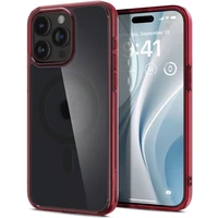 Spigen Ultra Hybrid MagFit kryt iPhone 15 Pro červený - Pouzdra