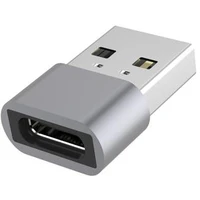 PremiumCord USB-C/USB-A redukce stříbrná - Kabely a redukce