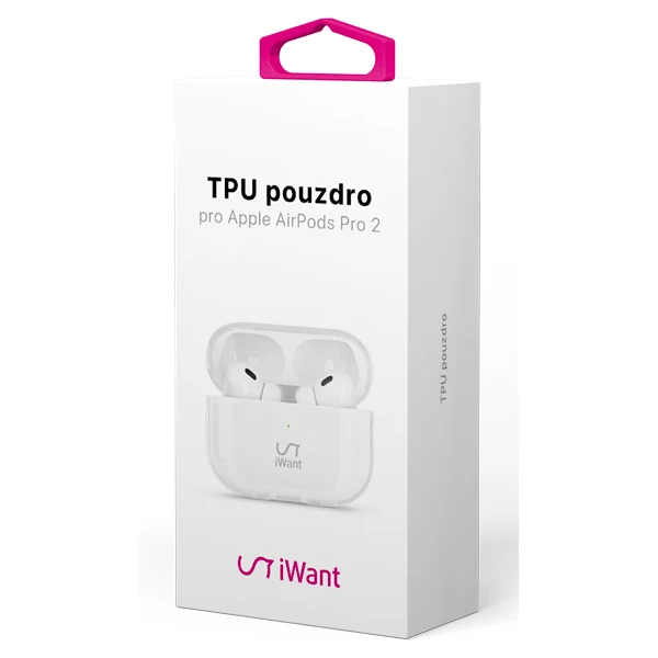 iWant Silicone ochranné pouzdro AirPods Pro 2 čiré - Pouzdra - Obrázek BJE9700301