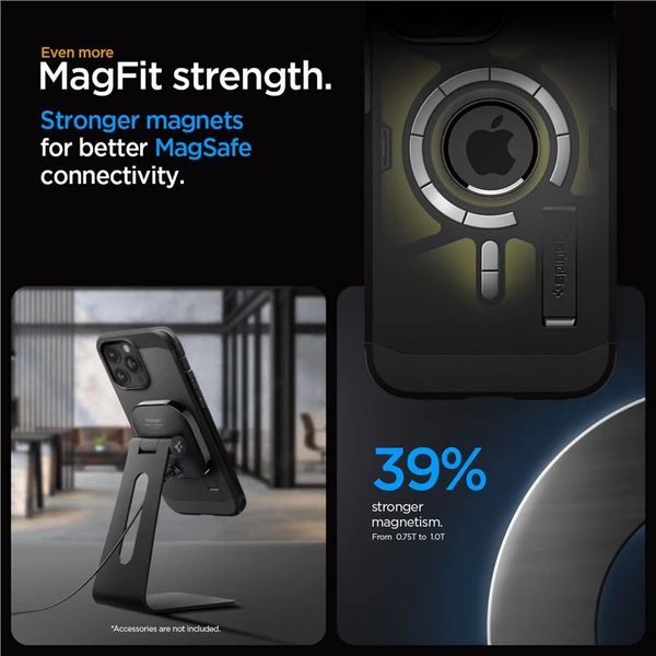 Spigen Tough Armor MagFit kryt iPhone 15 Pro Max černý - Pouzdra - Obrázek BK09000601