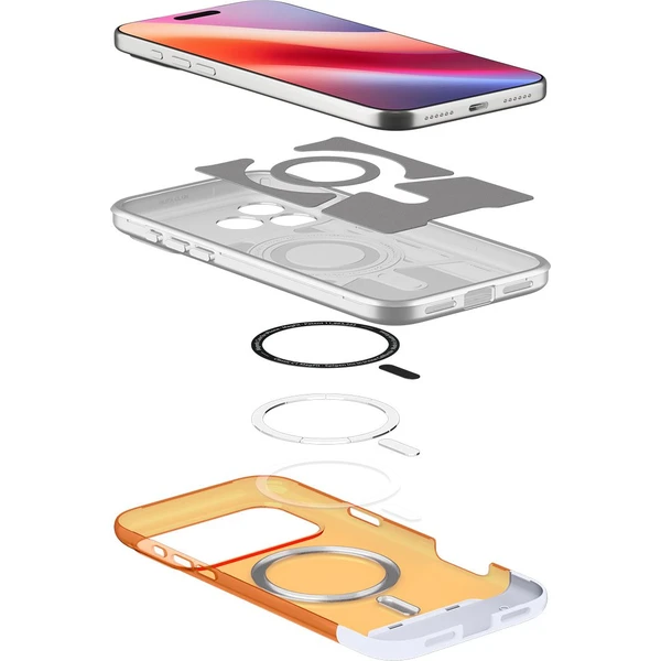 Spigen Classic C1 MagSafe kryt iPhone 17 Pro tangerine - Pouzdra - Obrázek BKMH000K01