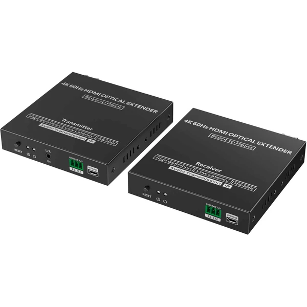 PremiumCord Optický HDMI extender 4K@60Hz 4:4:4 až na 40km - Ostatní - Obrázek BKNF000K01