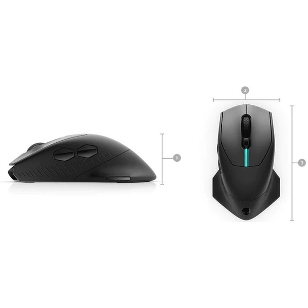 Dell Alienware AW310M bezdrátová myš černá - Myši - Obrázek BL6K200401