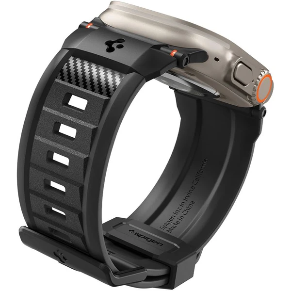 Spigen Rugged Ultra Band řemínek Apple Watch 49/46/45/44/42mm matně černý - Řemínky - Obrázek BLA1000P01