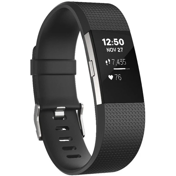 Fitbit Charge 2 náramek S černý - Fitness náramky - Obrázek BLLH000101