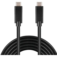 PremiumCord USB-C/USB-C napájecí kabel 60W 3m černý - Kabely a redukce