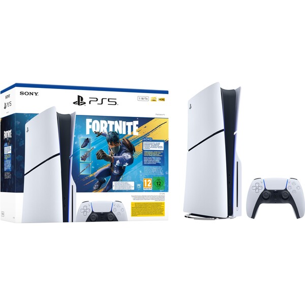 PlayStation 5 Slim 1TB Fortnite Bundle Bílá
