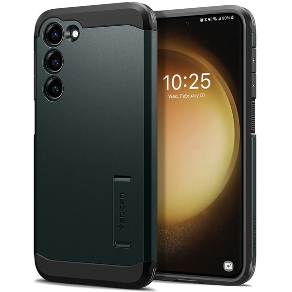 Spigen Tough Armor kryt Samsung Galaxy S23 zelený
