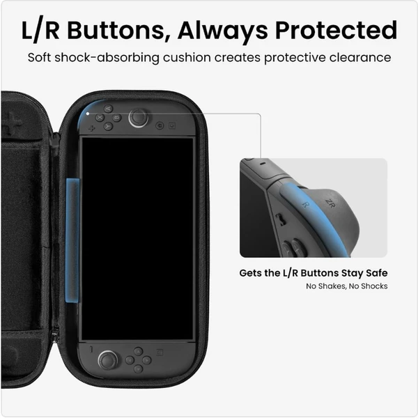 tomtoc Slim Case pouzdro pro Switch 2 šedé - Brašny - Obrázek BQ9H000K01
