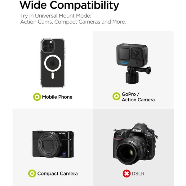 Spigen Tripod Selfie Stick (longer version) černý - Držáky - Obrázek BQA1000P01