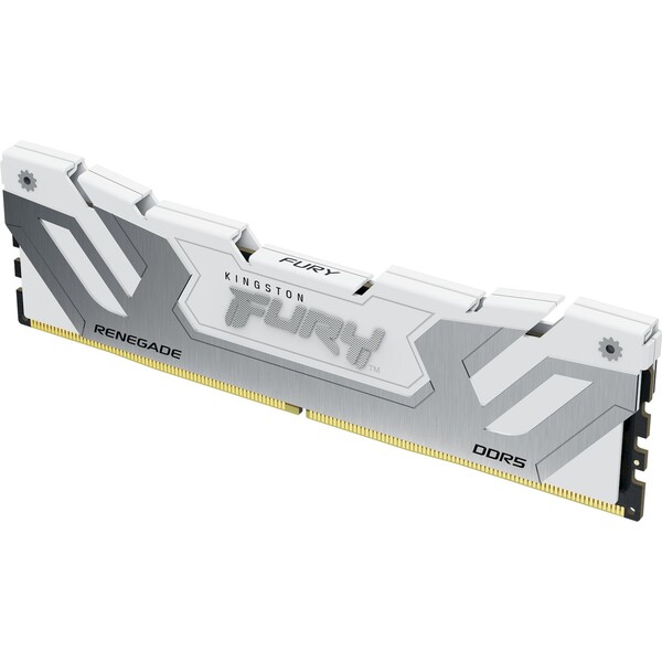 Kingston FURY Renegade White DDR5 24GB 8400MHz CL40 CUDIMM (1x24GB) XMP (KF584CU40RW-24) Bílá