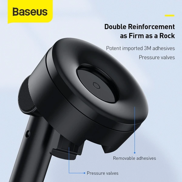 Baseus car holder gravity telescopic držák do auta  černý  - Držáky - Obrázek BR4C300401