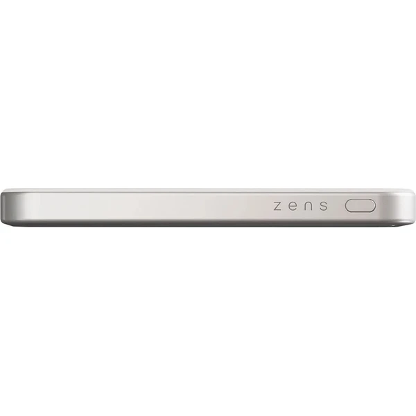 ZENS Pro 1 MagSafe/Qi2 slim powerbanka (5000 mAh), 15 W, USB-C, bílá - Powerbanky - Obrázek BRFL000K01