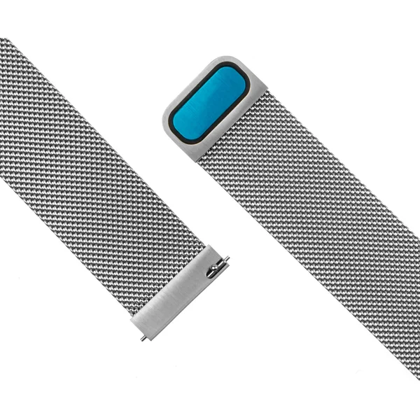FIXED Mesh Strap síťovaný nerezový řemínek (22mm) stříbrný - Řemínky - Obrázek BRQU600301