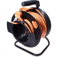 PremiumCord prodlužovací kabel 230V 25m buben průřez vodiče 3x 1,5mm2 - Zásuvky