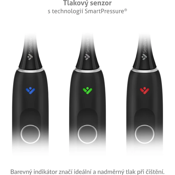 TrueLife SonicBrush Clean70 UV sonický kartáček černý - Zubní kartáčky - Obrázek BRUL000K01