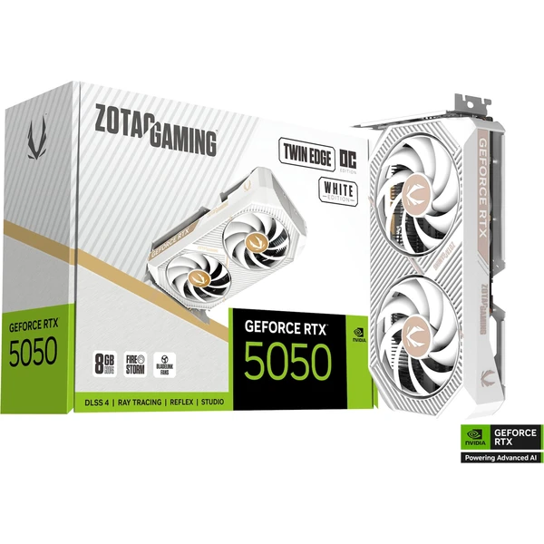 ZOTAC NVIDIA GeForce RTX 5050 Twin Edge OC White - Grafické karty - Obrázek BSLI000K01