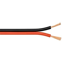 PremiumCord 2x 0,35mm2 nestíněná dvojlinka kabel 1m černý/červenočerný - Kabely a redukce