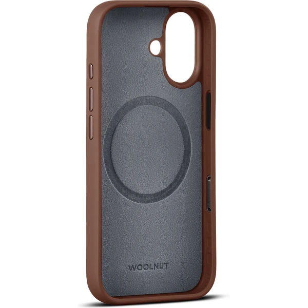 Woolnut MagSafe kožený kryt iPhone 17 hnědý - Pouzdra - Obrázek BTLH000K01