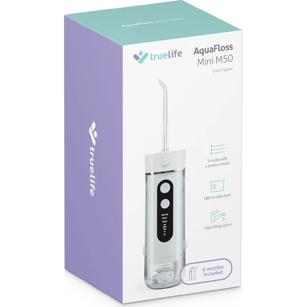 TrueLife AquaFloss Mini M50 ústní sprcha bílá - Ústní sprchy - Obrázek BTUL000K01