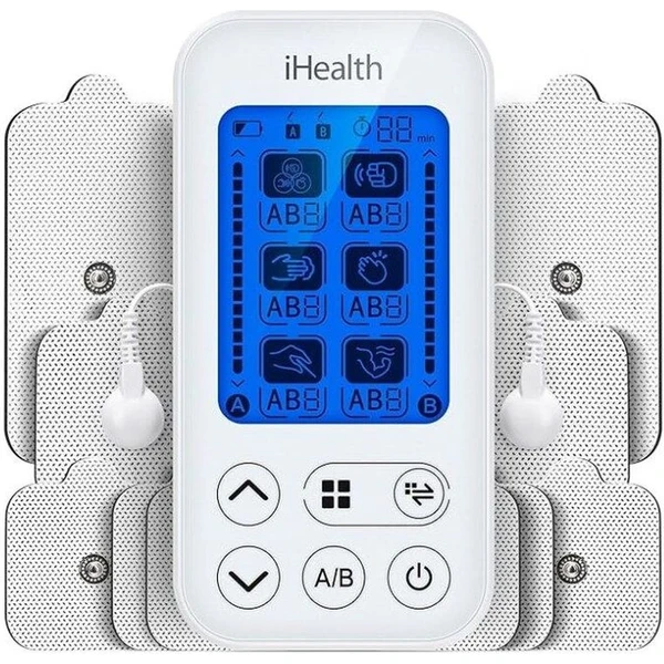 iHealth Soothe TENS duální elektrostimulátor s příslušenstvím bílý - Masážní přístroje - Obrázek BU6G000K01