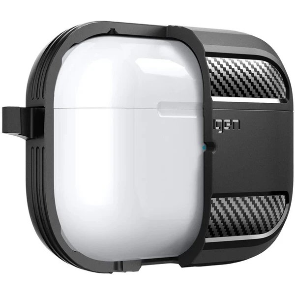 Spigen Rugged Armor pouzdro pro  AirPods Pro 2 černé - Pouzdra - Obrázek BVK0000N01