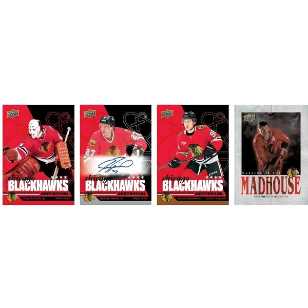 2025-26 Upper Deck Chicago Blackhawks Centennial Box Set - Hokejové karty - Obrázek BW7H000K01