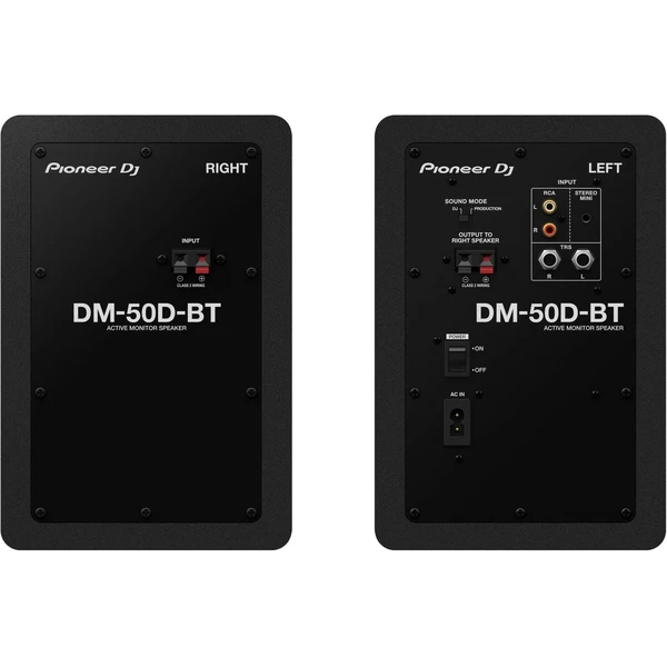 Pioneer DJ | AlphaTheta DM-50D-BT bezdrátové reproduktory černé - Reproduktory - Obrázek BXPI000K01