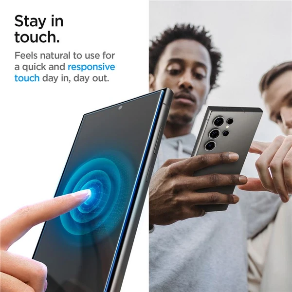 Spigen Glass tR EZ Fit Privacy 2 Pack sklo Samsung Galaxy S24 Ultra - Ochranné folie a skla - Obrázek BY66000N01