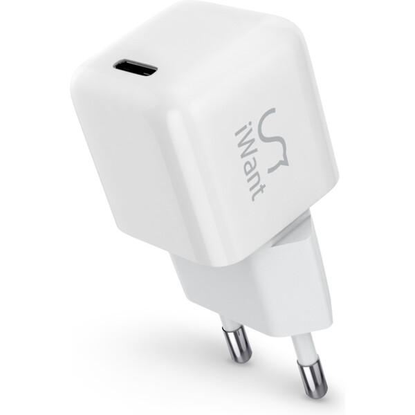 iWant 30W GAN Charger bílá Bílá