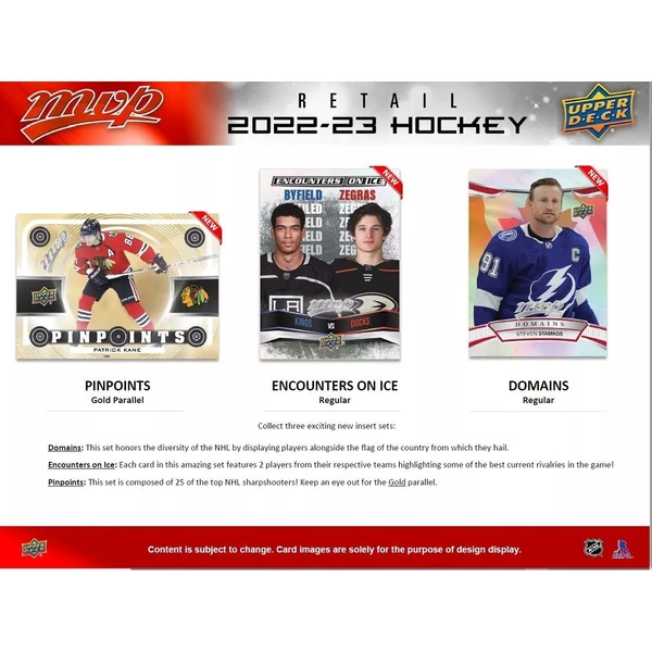 Hokejové karty Upper Deck - 22-23 MVP Retail Balíček  - Hokejové karty - Obrázek BYF3G00101