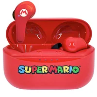 OTL bezdrátová sluchátka TWS s motivem Super Mario červená - Sluchátka