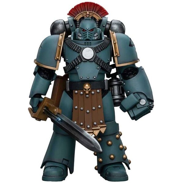 Akční figurka Warhammer 40k 1/18 The Horus Heresy: Sons of Horus MKIV Tactical Squad - SGT w/ Power