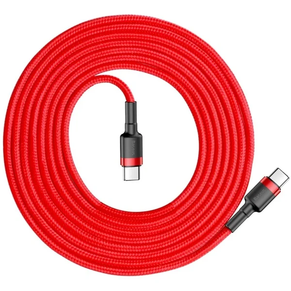 Baseus Cafule USB-C/USB-C napájecí kabel 60W 2m červený - Kabely a redukce - Obrázek BZ95300401