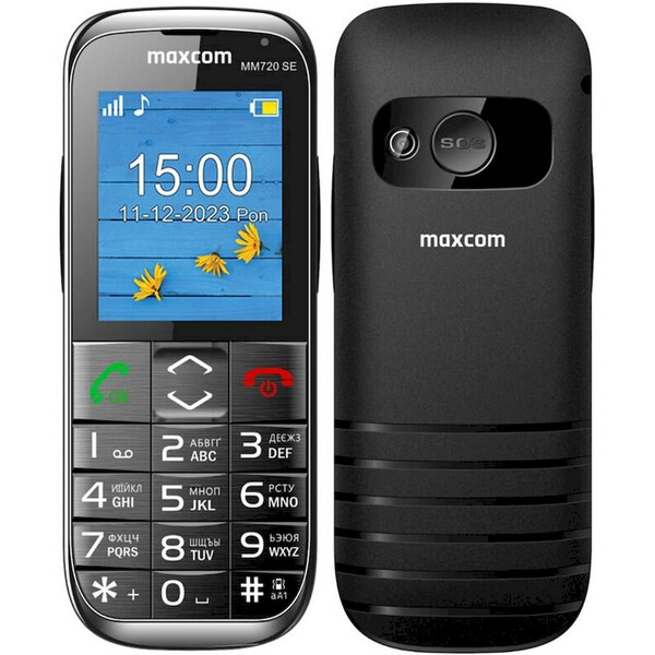 MaxCom MM720 SE Černá