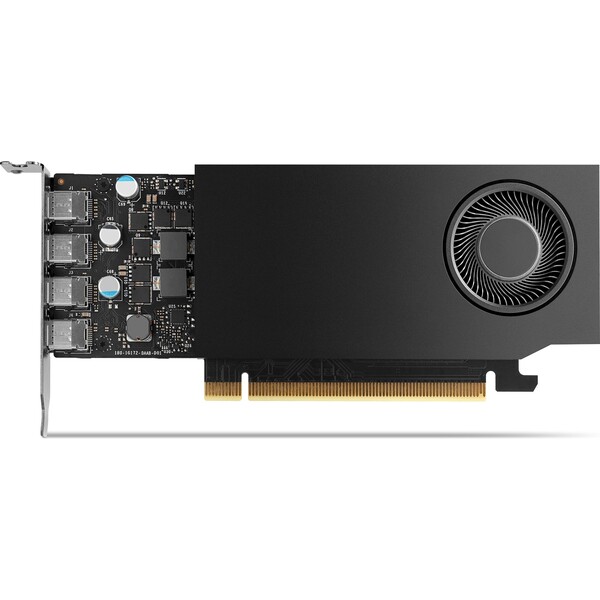HP NVIDIA RTX A1000 8 GB with Mini Bracket 4mDP(AV8J4AA) Černá