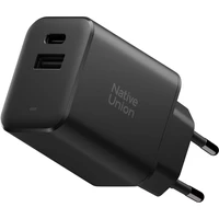 Native Union Fast GaN nabíječka (PD) 45W, USB-C/USB-A, černá - Nabíječky