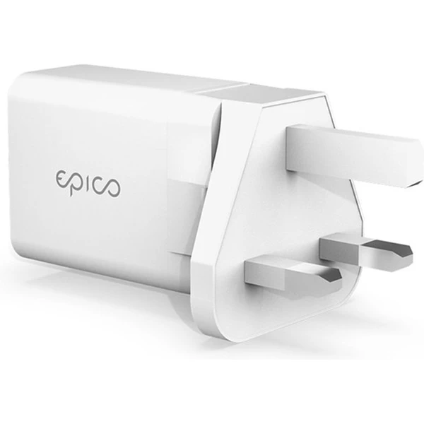 Epico 20W PD napájecí adaptér vyměnitelnou zástrčkou EU/UK bílá - Nabíječky - Obrázek C09F000P01