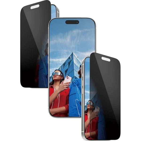 PanzerGlass® Privacy sklo Apple iPhone 17 Pro s instalačním rámečkem - Ochranné folie a skla - Obrázek C0KH000K01