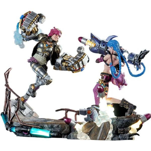 Soška PureArts League of Legends - Jinx & Vi 1/6 Scale Statue Bundle - Sochy a sošky - Obrázek C0Q7000J01