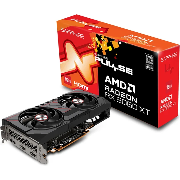 Sapphire PULSE AMD Radeon RX 9060 XT GAMING OC 16GB - Grafické karty - Obrázek C11H000N01