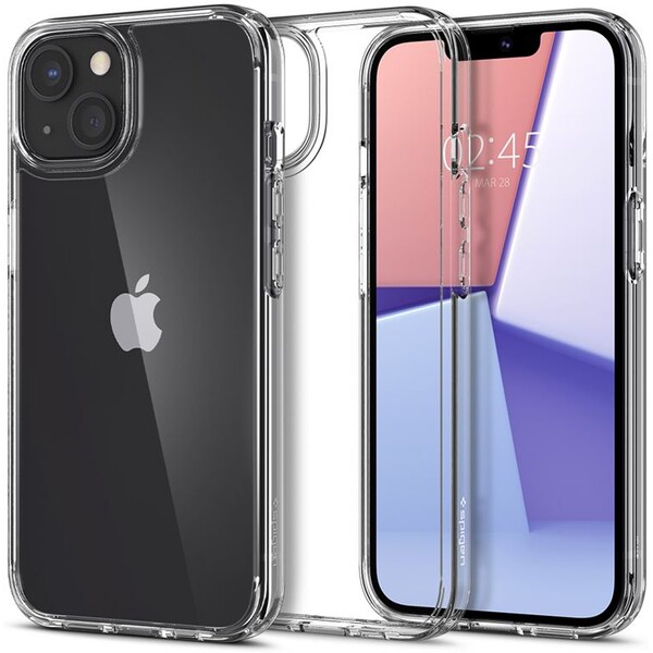Kryt na iPhone 13 Spigen Crystal Hybrid - průhledný