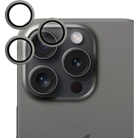 iWant ochrana čoček na kameru iPhone 15 Pro/15 Pro Max černá - Ochranné folie a skla